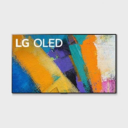 LG OLED55GXP 55" OLED Gallery Design Sensible 4K Extremely Excessive Definition TV with a LG AN-GXDV55 OLED GX 55" Furnishings & Shelf High TV Stand Mount (2020) 2