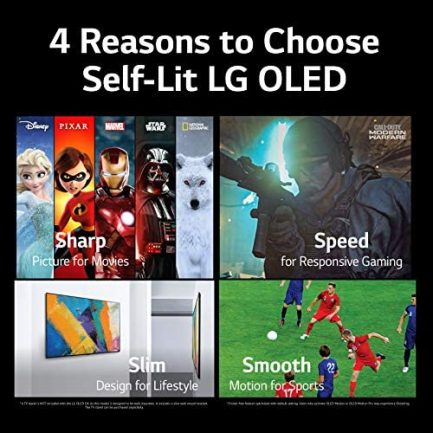 LG OLED65C1PUB Alexa Constructed-in C1 Sequence 65" 4K Sensible OLED TV (2021) 6