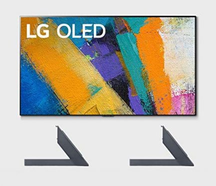 LG OLED55GXP 55" OLED Gallery Design Sensible 4K Extremely Excessive Definition TV with a LG AN-GXDV55 OLED GX 55" Furnishings & Shelf High TV Stand Mount (2020) 1