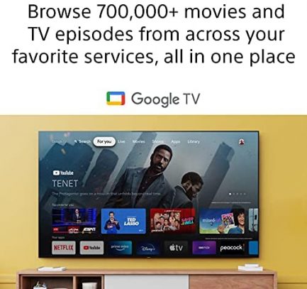 Sony X80J 65 Inch TV: 4K Ultra HD LED Smart Google TV with Dolby Vision HDR and Alexa Compatibility KD65X80J- 2021 Model 4