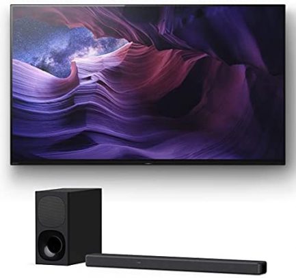 Sony XBR-48A9S 48 Inch Master Series BRAVIA OLED 4K Smart HDR TV with a Sony HT-G700 3.1 Channel Bluetooth Soundbar and Wireless Subwoofer (2020) 1