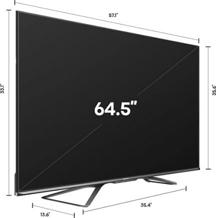 Hisense ULED Premium 65-Inch Class U8G Quantum Series Android 4K Smart TV with Alexa Compatibility (65U8G, 2021 Model) 8