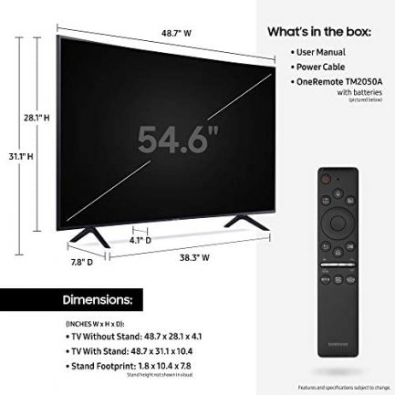 SAMSUNG 55-inch Class Curved UHD TU-8300 Series - 4K UHD HDR Smart TV With Alexa Built-in (UN55TU8300FXZA, 2020 Model) 8
