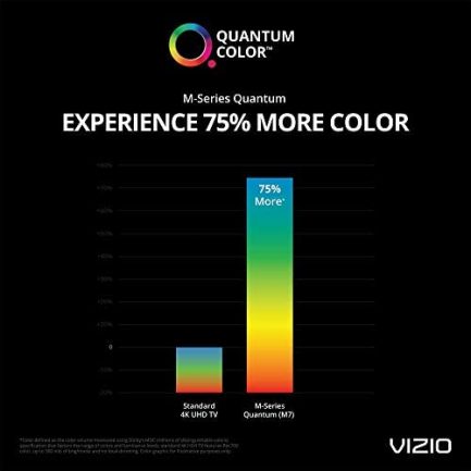 VIZIO 55-Inch 4k Smart TV, M-Series Quantum 4K UHD LED HDR TV with Apple AirPlay and Chromecast Built-in (M55Q7-H1) 2