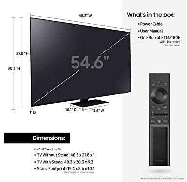 Samsung QN55QN85AA 55" QN85AA Series Neo QLED 4K UHD Smart TV with an Additional 1 Year Coverage by Epic Protect (2021) 5
