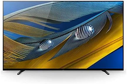 Sony BRAVIA XR Series A80J 55-Inch Class HDR 4K UHD Smart OLED TV (2021 Model Year) with Kratos Home Easel Studio TV Stand Bundle (2 Items) 2