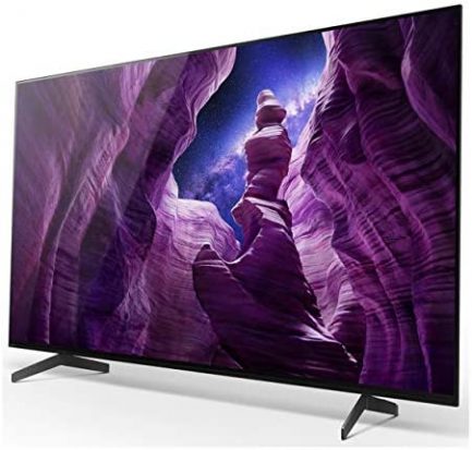 Sony XBR-55A8H 55-Inch BRAVIA OLED 4K Smart TV with HDR with Knox Gear Bluetooth 5.0 Wireless TV Soundbar with Bracket Mount, Nylon-Braided 4K HDMI Cable, & Surge Protector Bundle (5 Items) 9
