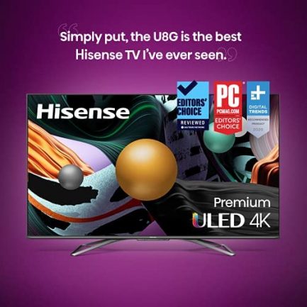 Hisense ULED Premium 65-Inch Class U8G Quantum Series Android 4K Smart TV with Alexa Compatibility (65U8G, 2021 Model) 3
