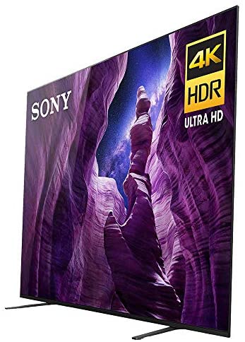Sony XBR65A8H 65-inch A8H 4K OLED Smart TV (2020 Model) Bundle with Premiere Movies Streaming 2020 + 30-70 Inch TV Wall Mount + 6-Outlet Surge Adapter + 2X 6FT 4K HDMI 2.0 Cable 6