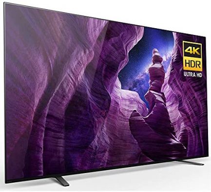 Sony XBR65A8H 65-inch A8H 4K OLED Smart TV (2020 Model) Bundle with Premiere Movies Streaming 2020 + 30-70 Inch TV Wall Mount + 6-Outlet Surge Adapter + 2X 6FT 4K HDMI 2.0 Cable 3