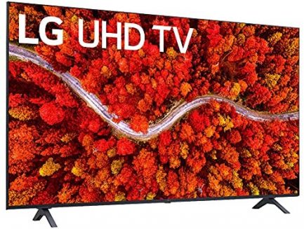 LG 75UP8070PUA 75 Inch Series 4K Smart UHD TV (2021) Bundle with TaskRabbit Installation Services + Deco Gear Wall Mount + HDMI Cables + Surge Adapter 3