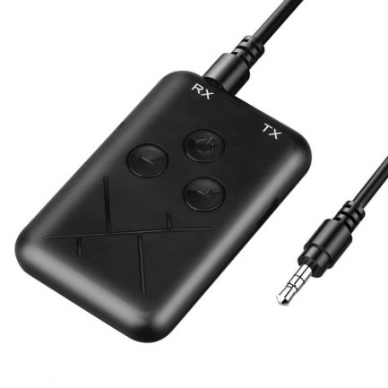 KR-TX10 Audio Adapter USB BT 2 in 1 Trans-mitter/Receiver Adapter Mini Portable Earphone Audio Wire-less Receptor