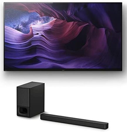 Sony XBR-48A9S 48" Inch Master Series BRAVIA OLED 4K Smart HDR TV with a Sony HT-S350 2.1 Channel Home Theater Soundbar Wireless System (2020) 1