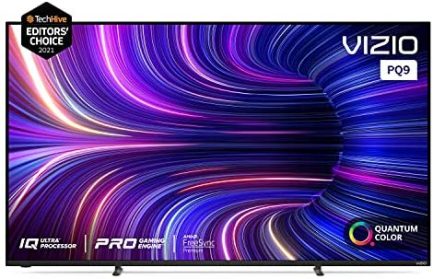 VIZIO 65-Inch P-Series 4K UHD Quantum LED HDR Smart TV w/Apple AirPlay 2 & Chromecast Built-in, Dolby Vision, HDMI 2.1, 4K 120Hz Gaming, Variable Refresh Rate with AMD FreeSync Premium, P65Q9-J 1