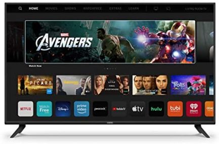 VIZIO 65-Inch V-Series 4K UHD LED HDR Smart TV with Apple AirPlay and Chromecast Built-in, Dolby Vision, HDR10+, HDMI 2.1, Auto Game Mode and Low Latency Gaming (V655-H19) (Renewed) 1