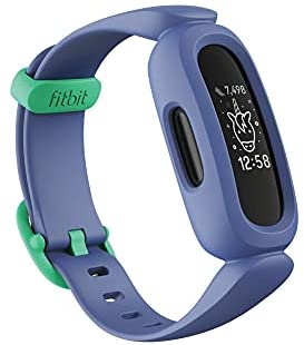 Fitbit Ace 3 Activity Tracker for Kids 6+, Blue Astro Green, One Size 1