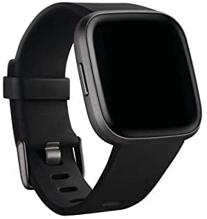 Fitbit Versa Family Accessory Band, Official Fitbit Product, Classic, Black, Large 3