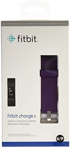 Fitbit Charge 2 Accessory Band, Plum, Small 6
