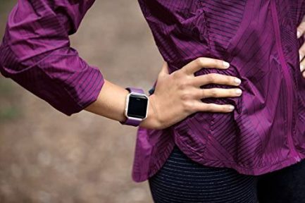 Fitbit Blaze Smart Fitness Watch, Plum/Silver, Large (International Version) 4