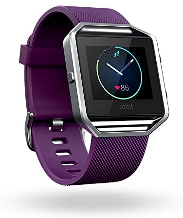 Fitbit Blaze Smart Fitness Watch, Plum/Silver, Large (International Version) 1