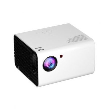 TOPRECIS T10 1080P Full HD Home Projector Andriod TV Projector Built-in Speaker HiFi Stereo Home Theater Compatible with USB/HDMI/AV/AC/IR/Audio Smart Cinema Video Projector