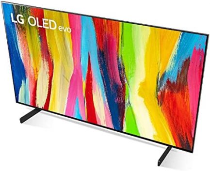LG OLED48C2PUA 48 Inch HDR 4K Smart OLED Evo TV (2022) Bundle with LG S65Q 3.1 Ch High Res Audio Sound Bar and 2.0 Ch Sound Bar Wireless Rear Speaker Kit 6