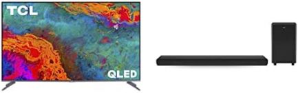 TCL 65-inch 5-Series 4K UHD Dolby Vision HDR QLED Roku Smart TV - 65S535, 2021 Model with TCL Alto 8 Plus 2.1.2 Channel Dolby Atmos Sound Bar 1