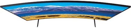 SAMSUNG UN65TU8300 65-inch HDR 4K UHD Smart Curved TV (2020 Model) Bundle with 1 YR CPS Enhanced Protection Pack 7