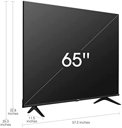 Hisense A6 Series 65-Inch 4K UHD Smart Google TV with Voice Remote, Dolby Vision HDR, DTS Virtual X, Sports & Game Modes, Chromecast Built-in (65A6H, 2022 New Model) 2