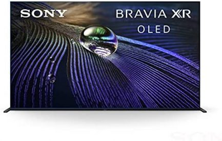 Sony XR55A90J 55" A90J Series HDR OLED 4K Smart TV with an Austere 7S-PS8-US1 VII-Series 8 Outlet Power w/Omniport USB (2021) 2