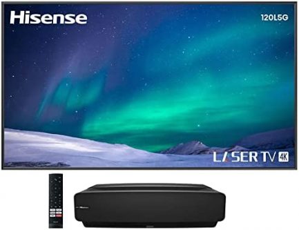 Hisense 120L5G-CINE120A 120" 4K Ultra-Short-Throw Laser TV & 120' ALR Cinema Screen Bundle with Premium 4 YR CPS Enhanced Protection Pack 2