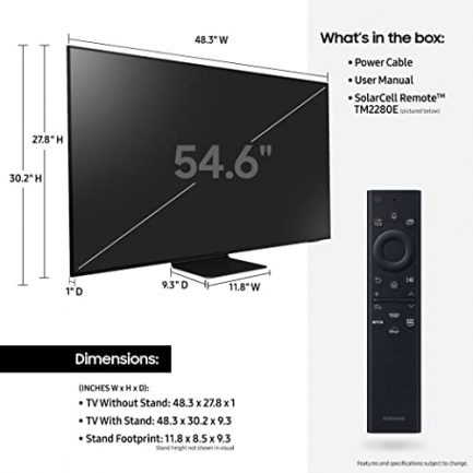 SAMSUNG 55-Inch Class QLED Q60B Series - 4K UHD Dual LED Quantum HDR Smart TV with Alexa Built-in (QN55Q60BAFXZA, 2022 Model) (Renewed) 6