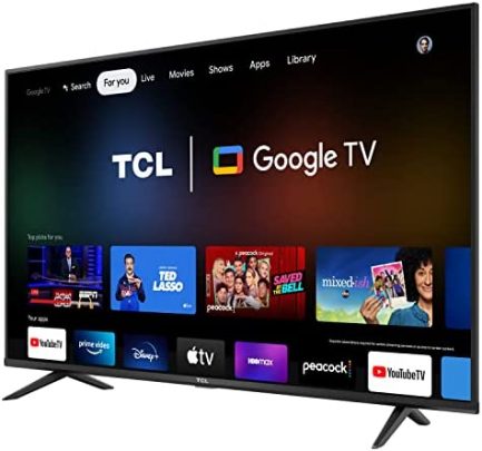 TCL 55" Class 4-Series 4K UHD HDR Smart Google TV – 55S446, 2022 Model 3