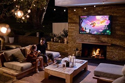 Samsung QN75LST7TA The Terrace 75" Outdoor-Optimized QLED 4K UHD Smart TV with a HW-LST70T 3.0 Ch Terrace Soundbar and a WMN-4277TT Full Motion Wall Mount for 75” Terrace TV (2020) 4