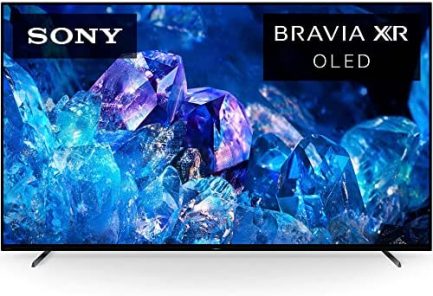 Sony XR55A80K Bravia XR A80K 55" 4K HDR OLED Smart TV (2022 Model) Bundle with Premium 4 YR CPS Enhanced Protection Pack 2