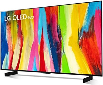 LG 42-Inch Class OLED evo C2 Series Alexa built-in 4K Smart TV, 120Hz Refresh Rate, AI-Powered 4K, Dolby Vision IQ and Dolby Atmos, WiSA Ready, Cloud Gaming (OLED42C2PUA, 2022) 8