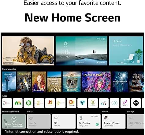 51kP8-S6SSL._AC_.jpg LG OLED55A1PUA/OLED55A1AUA Alexa Built-in A1 Series 55" 4K Smart OLED TV (2021) (Renewed) 7