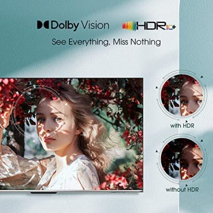 Hisense ULED Premium 75U7G QLED Series 75-inch Android 4K Smart TV with Alexa Compatibility, 1000-nit HDR10+, Dolby Vision Atmos, 120Hz, Game Mode Pro 6