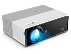 D5000 Large Screen 100-inch Projector HD Office LCD+LED 1080P Projector for Home Theater (Android Version) - EU Plug