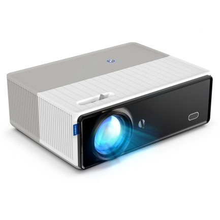 D5000 Large Screen 100-inch Projector HD Office LCD+LED 1080P Projector for Home Theater (Android Version) - US Plug