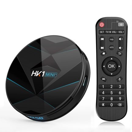 HK1MINI+ Android 9.0 RK3318 Quad Core Bluetooth TV Box WiFi Media Player 2+16GB - US Plug