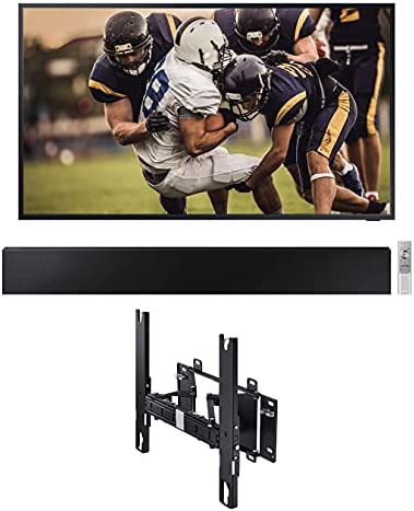 Samsung QN75LST7TA The Terrace 75" Outdoor-Optimized QLED 4K UHD Smart TV with a HW-LST70T 3.0 Ch Terrace Soundbar and a WMN-4277TT Full Motion Wall Mount for 75” Terrace TV (2020) 1