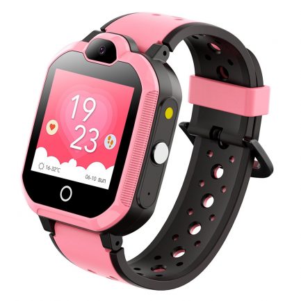LT05 1.4-inch IPS Touch Screen Boys Girls Smartwatch IP67 Waterproof Alarm Clock SOS Call Watch Bracelet - Pink