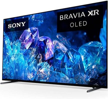 Sony XR55A80K Bravia XR A80K 55 inch 4K HDR OLED Smart TV 2022 Model Bundle with TaskRabbit Installation Services + Deco Mount Wall Mount + HDMI Cables + Surge Adapter 3