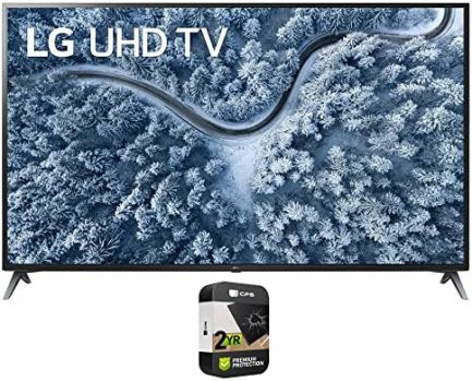 LG 70UP7070PUE 70 Inch LED 4K UHD Smart webOS TV Bundle with Premium 2 Year Extended Protection Plan 1