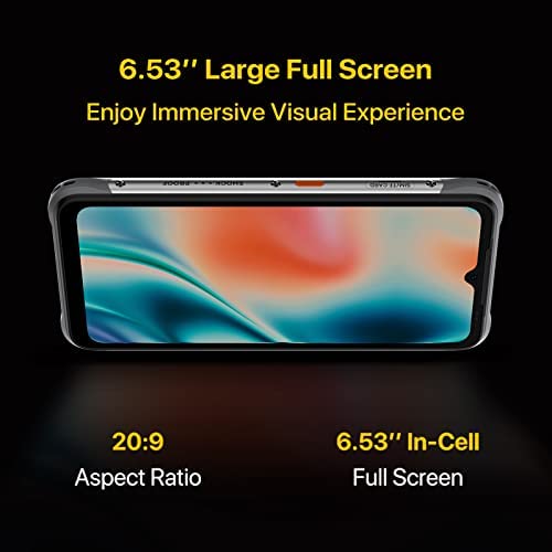 416JLowFw0L._AC_.jpg UMIDIGI Bison X10 PRO Rugged Unlocked Cell Phones, IP69K Rating Waterproof and Dustproof Smartphone, Android 11 NFC, 6.53" FHD Screen, 6150mAh Battery 2