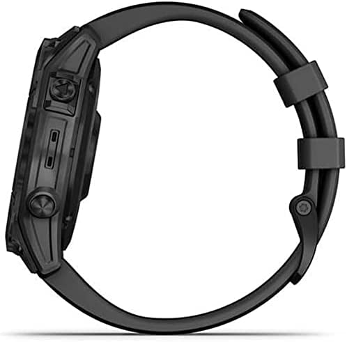 41IDbCz2oUL._AC_.jpg Garmin 010-02540-34 Fenix 7 Sapphire Solar Smartwatch Black DLC Titanium with Black Band Bundle with 2 YR CPS Enhanced Protection Pack 9