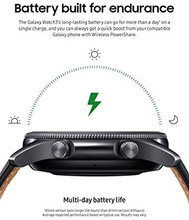 SAMSUNG Galaxy Smart Watch 3 (45mm, Mystic Black) (Renewed) 4