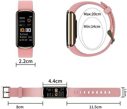 GADIXY Smart Watch ,Fitness Tracker with Blood Oxygen 24/7 Heart Rate Sleep Monitor IP67Waterproof Fitness Watch for Women Men Kids Compatible for Android Phones (Pink ) 8