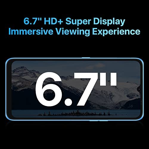 41fqLzIEpWL._AC_.jpg UMIDIGI Power 7S Cell Phone, 4GB+64GB 6150mAh Battery Unlocked Smartphone with 6.7" Full Screen +16MP AI Triple Camera Android Phone 4
